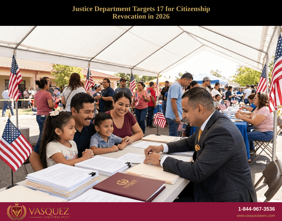 Justice Department Targets 17 for Citizenship Revocation in 2026
