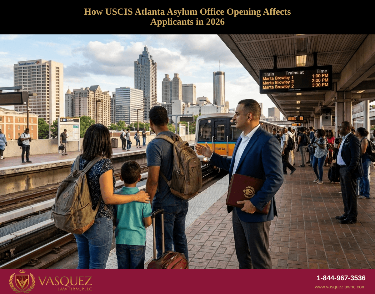 ¿Cómo afecta la apertura de la Oficina de Asilo de USCIS en Atlanta a los solicitantes en 2026?