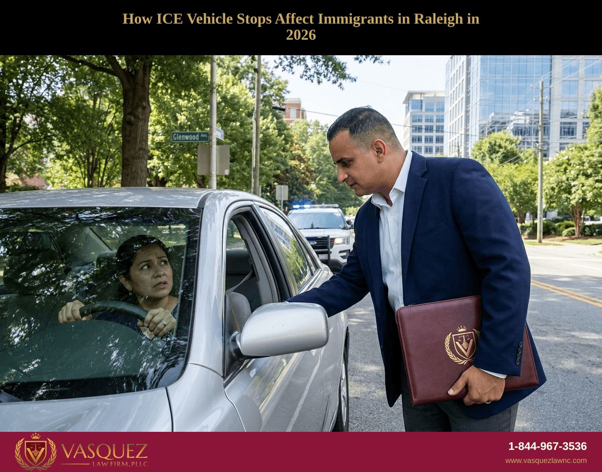 Cómo las Detenciones Vehiculares de ICE Impactan a Inmigrantes en Raleigh en 2026