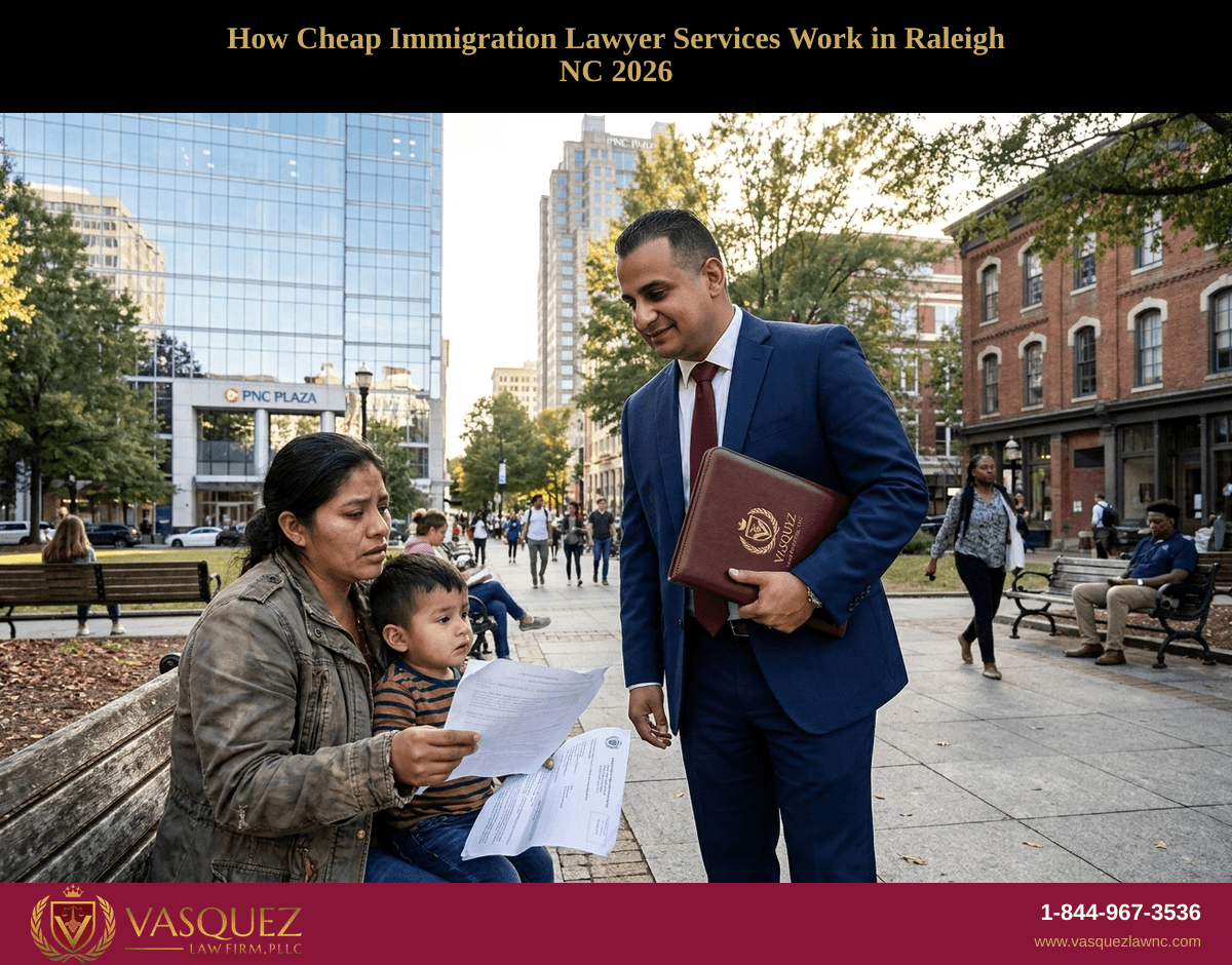 How Cheap Immigration Lawyer Services Work in Raleigh NC 2026