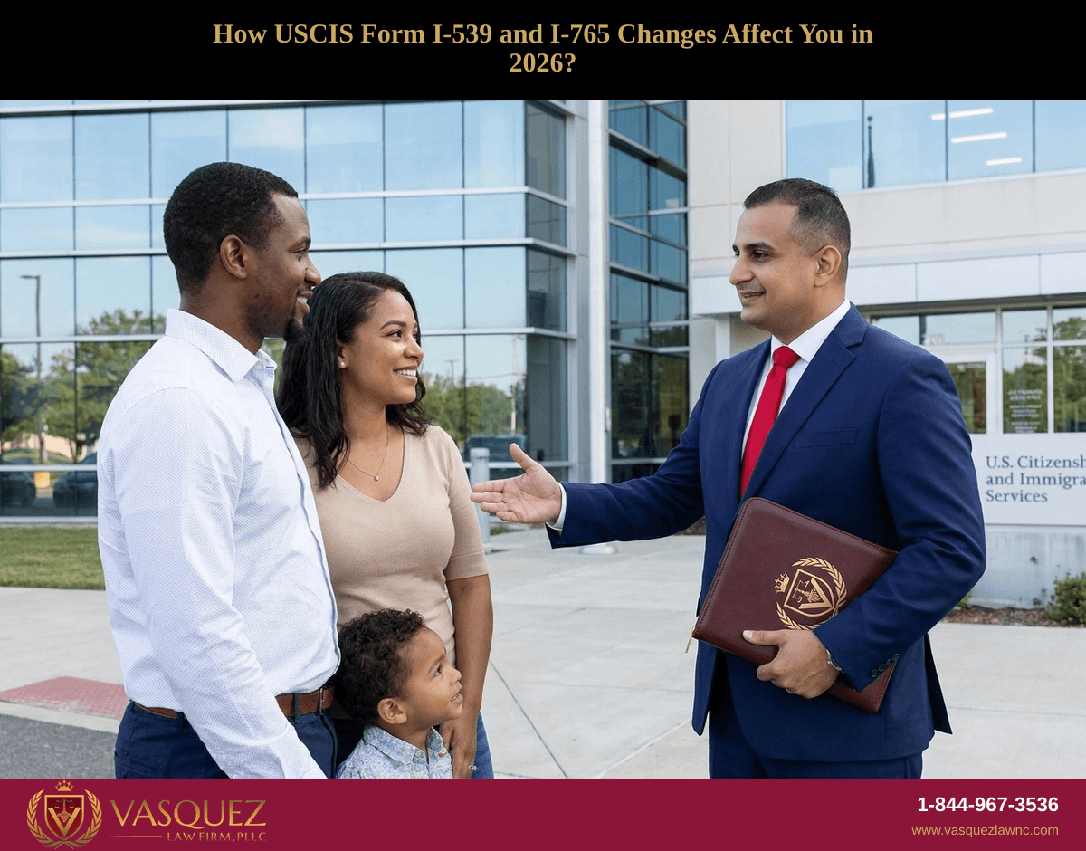 How USCIS Form I-539 and I-765 Changes Affect You in 2026?