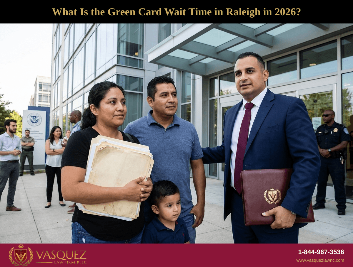 ¿Cuánto Tiempo se Espera para Obtener la Tarjeta Verde en Raleigh en 2026?
