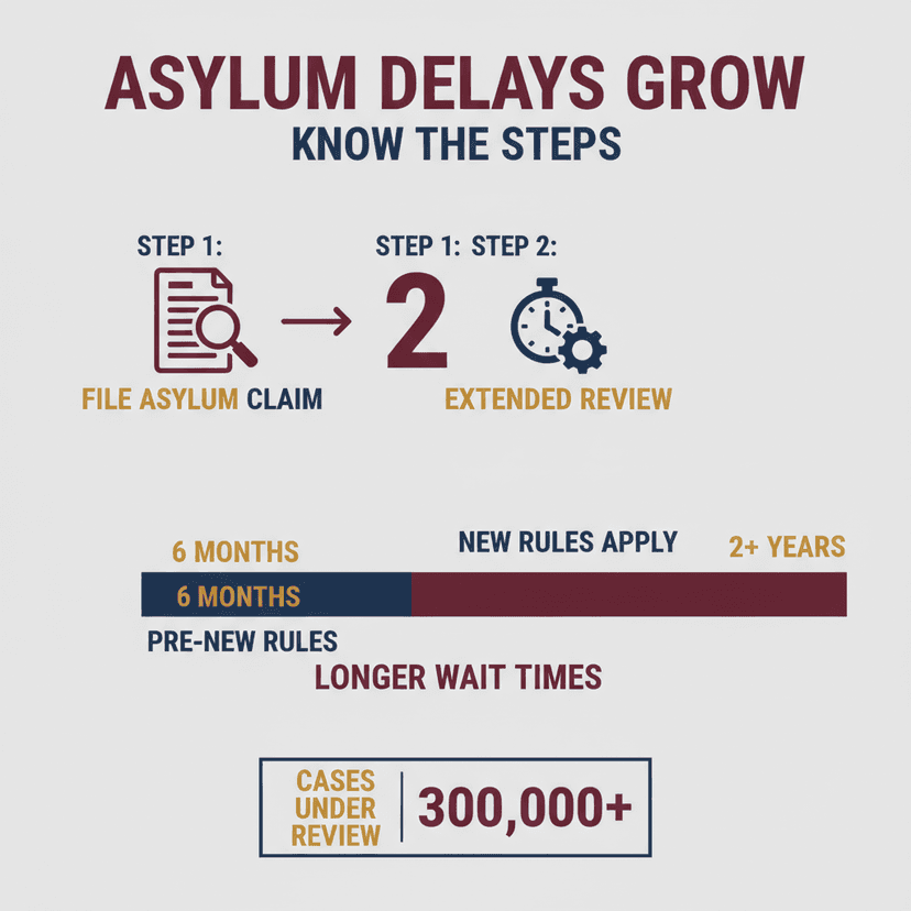 Key Statistics and Data for Immigration lawyers warn of delays as new asylum rules take effect nationwide