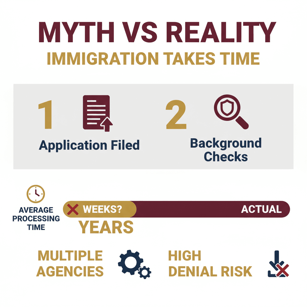 Estadísticas Clave y Datos para Cómo la gente cree que funciona la inmigración y la realidad