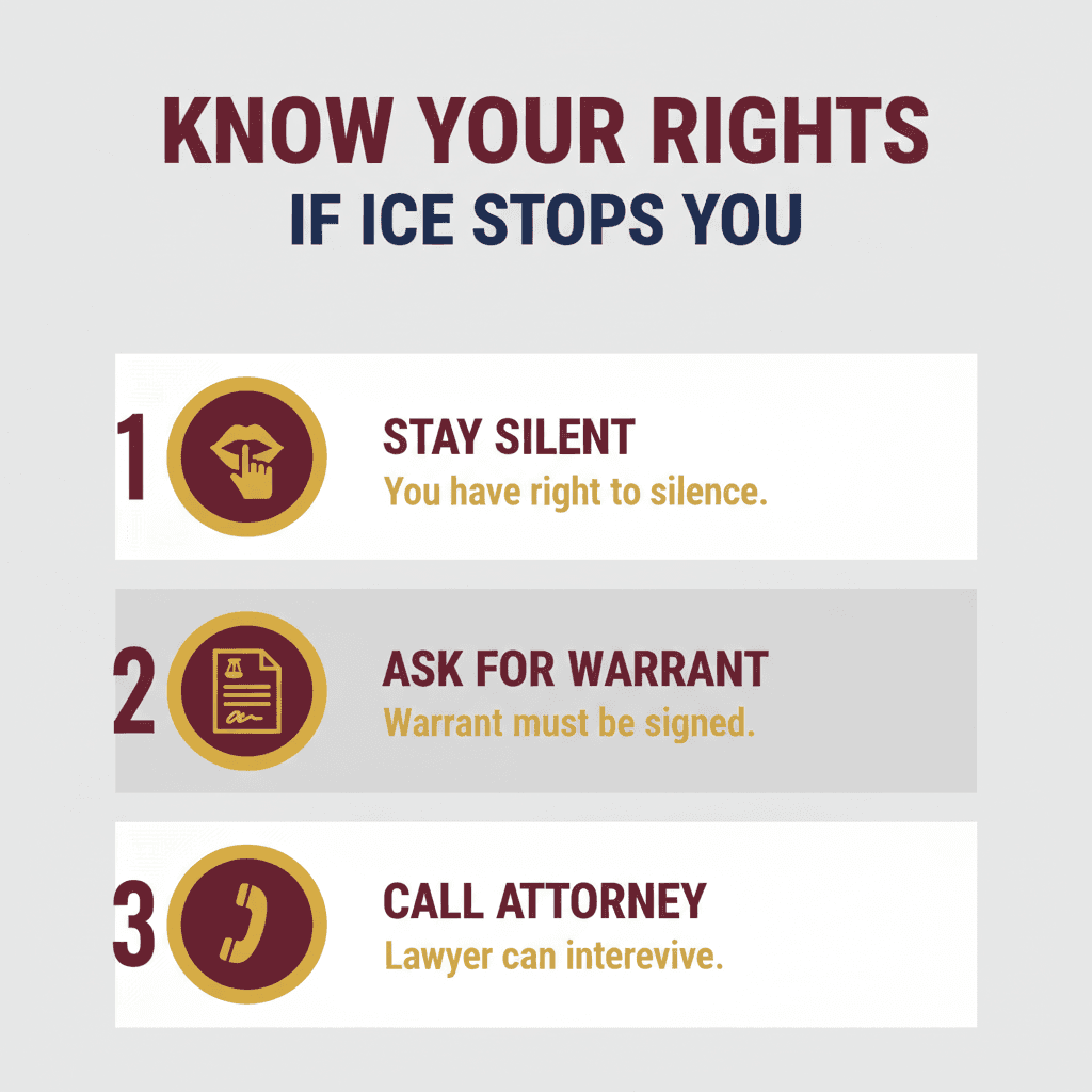 Estadísticas Clave y Datos para Qué Hacer Si ICE lo Detiene y Sus Derechos Legales Explicados