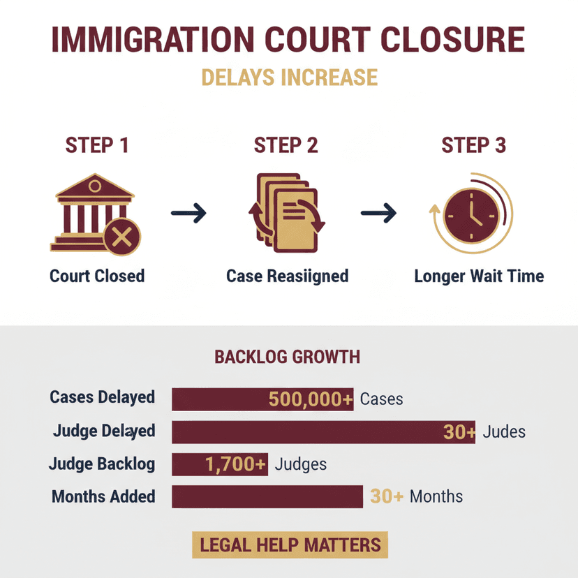 Key Statistics and Data for Trump administration to shutter an immigration court, adding to judges' backlog - Georgia Public Broadcasting | What It Means