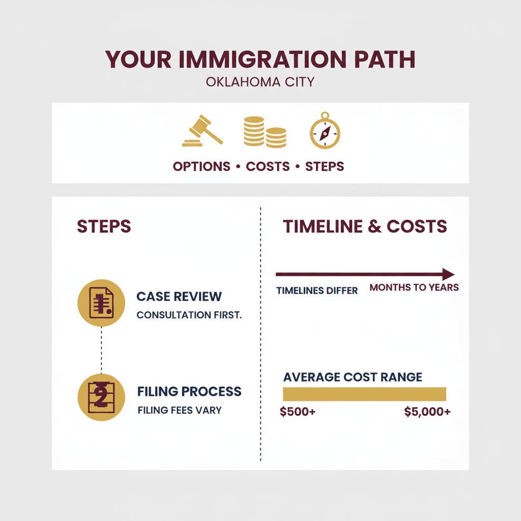 Key Statistics and Data for What You Need to Know About Immigration Lawyer Options and Costs in OKC