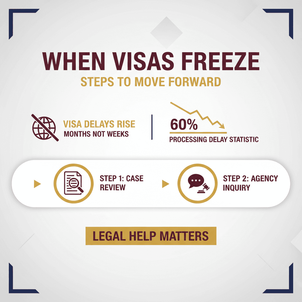 Key Statistics and Data for How an Immigration Lawyer Can Help When Visa Processing Freezes