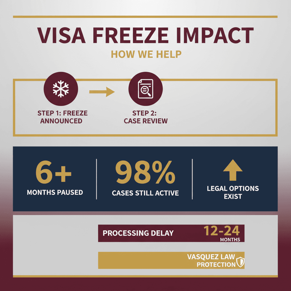 Estadísticas Clave y Datos para Cómo un Abogado de Inmigración en Detroit Puede Ayudar Durante Congelamientos de Visas