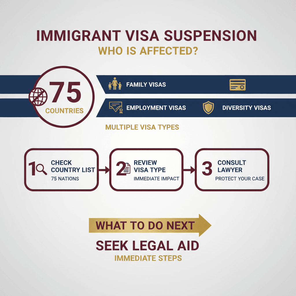Key Statistics and Data for Who Is Affected by Trump Suspending Immigrant Visas for 75 Countries