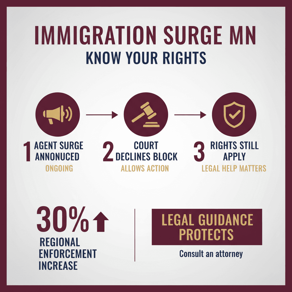 Estadísticas Clave y Datos para Juez de Minnesota rechaza bloquear aumento de agentes