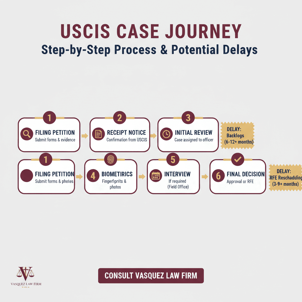 Estadísticas Clave y Datos para Tiempos de Procesamiento de USCIS en Febrero de 2026: Lo Que los Dreamers Necesitan Saber