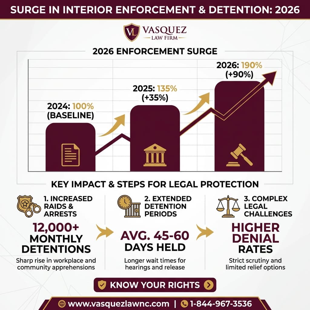Estadísticas Clave y Datos para Sus Derechos Cuando la Patrulla Fronteriza Enfoca a Inmigrantes Legales en 2026