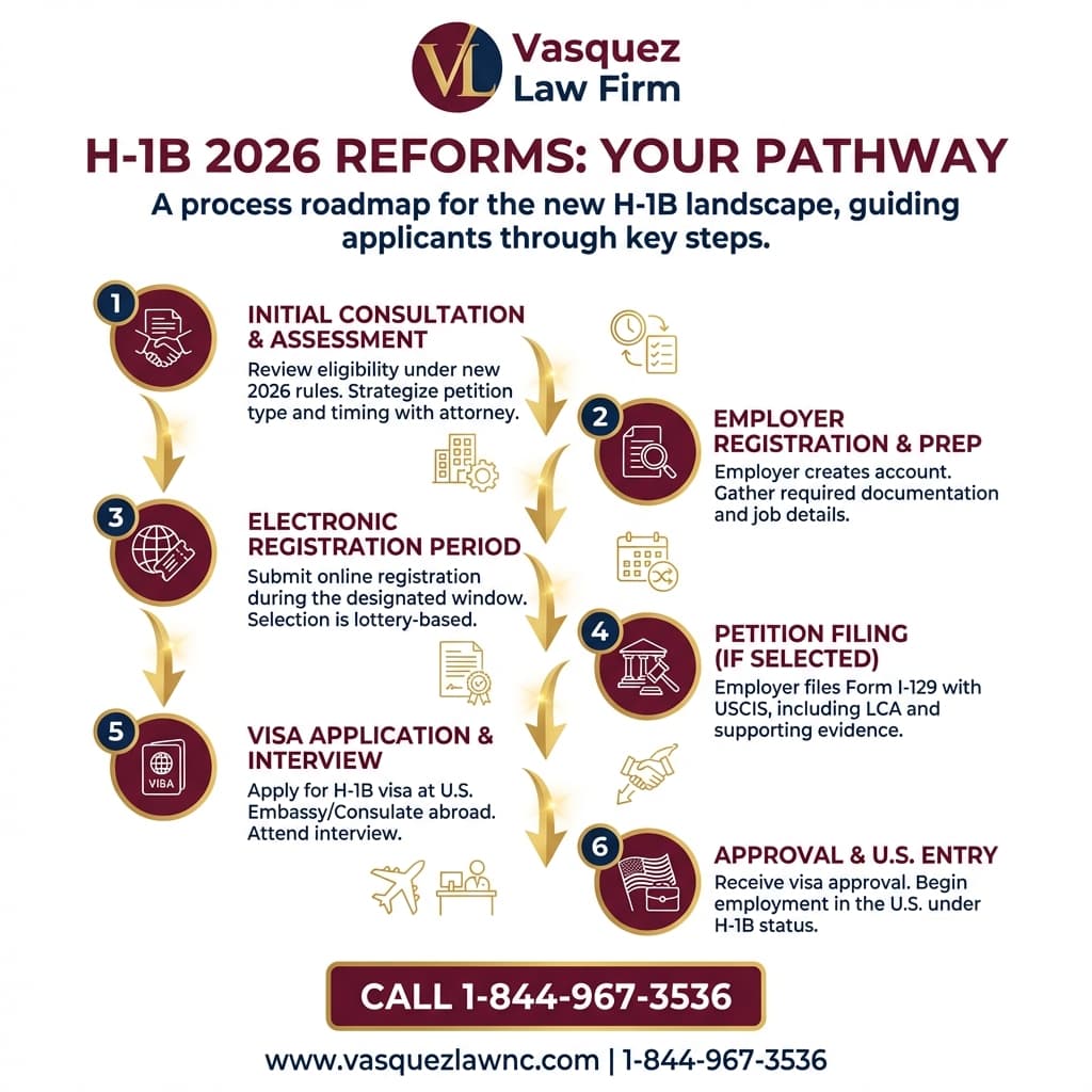Infografía 1 para Reforma de la Visa H-1B en 2026: Implicaciones Clave para su Futuro Migratorio