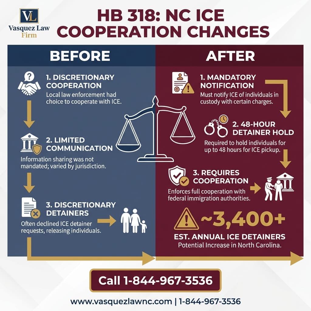 Estadísticas Clave y Datos para ¿Qué ocurre durante los arrestos migratorios en Raleigh en 2026?