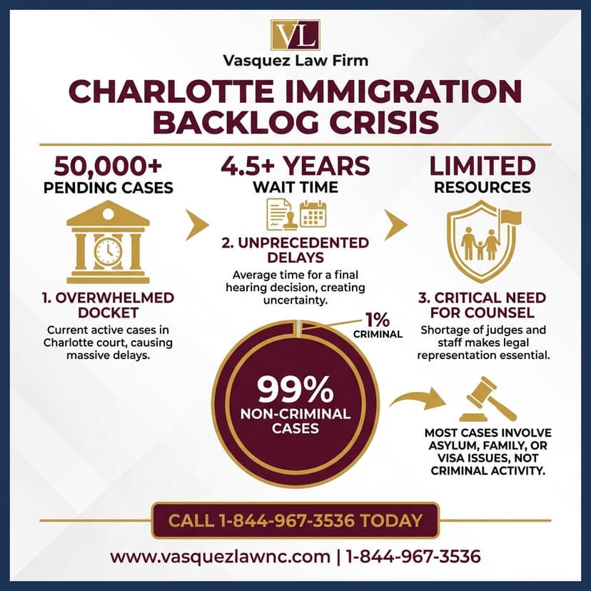 Key Statistics and Data for How Immigration Legal Practice Works in Charlotte NC 2026