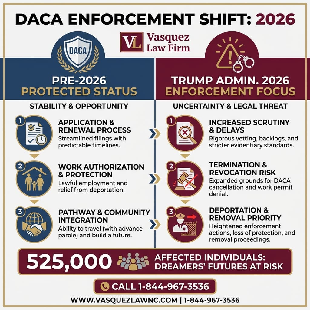 Estadísticas Clave y Datos para Impacto del Despliegue de ICE de Trump en los Dreamers en 2026