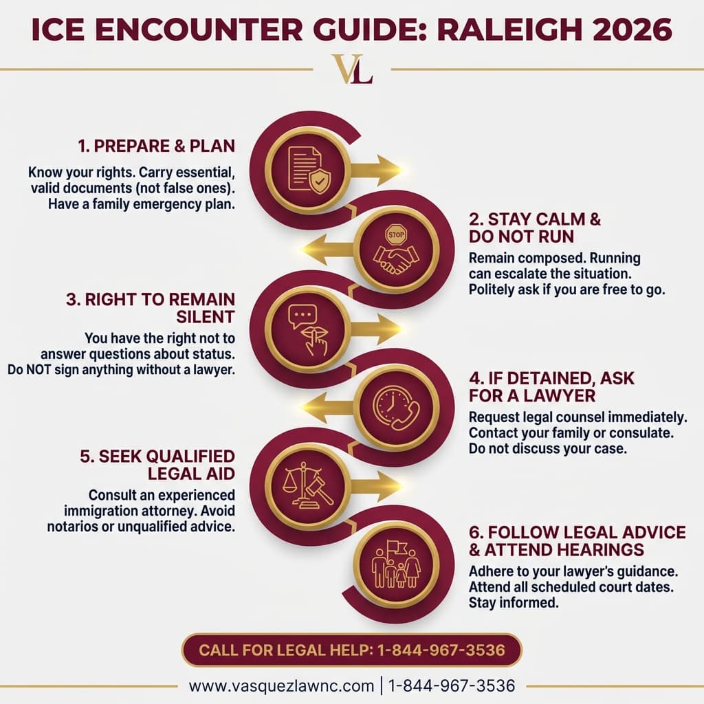 Estadísticas Clave y Datos para ¿Qué Hacer si Te Encuentras con ICE en Raleigh en 2026?