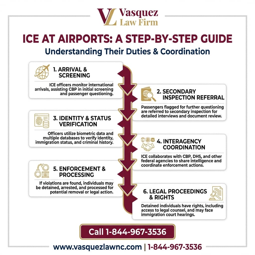 Estadísticas Clave y Datos para Función de los Oficiales ICE en Aeropuertos de Charlotte en 2026
