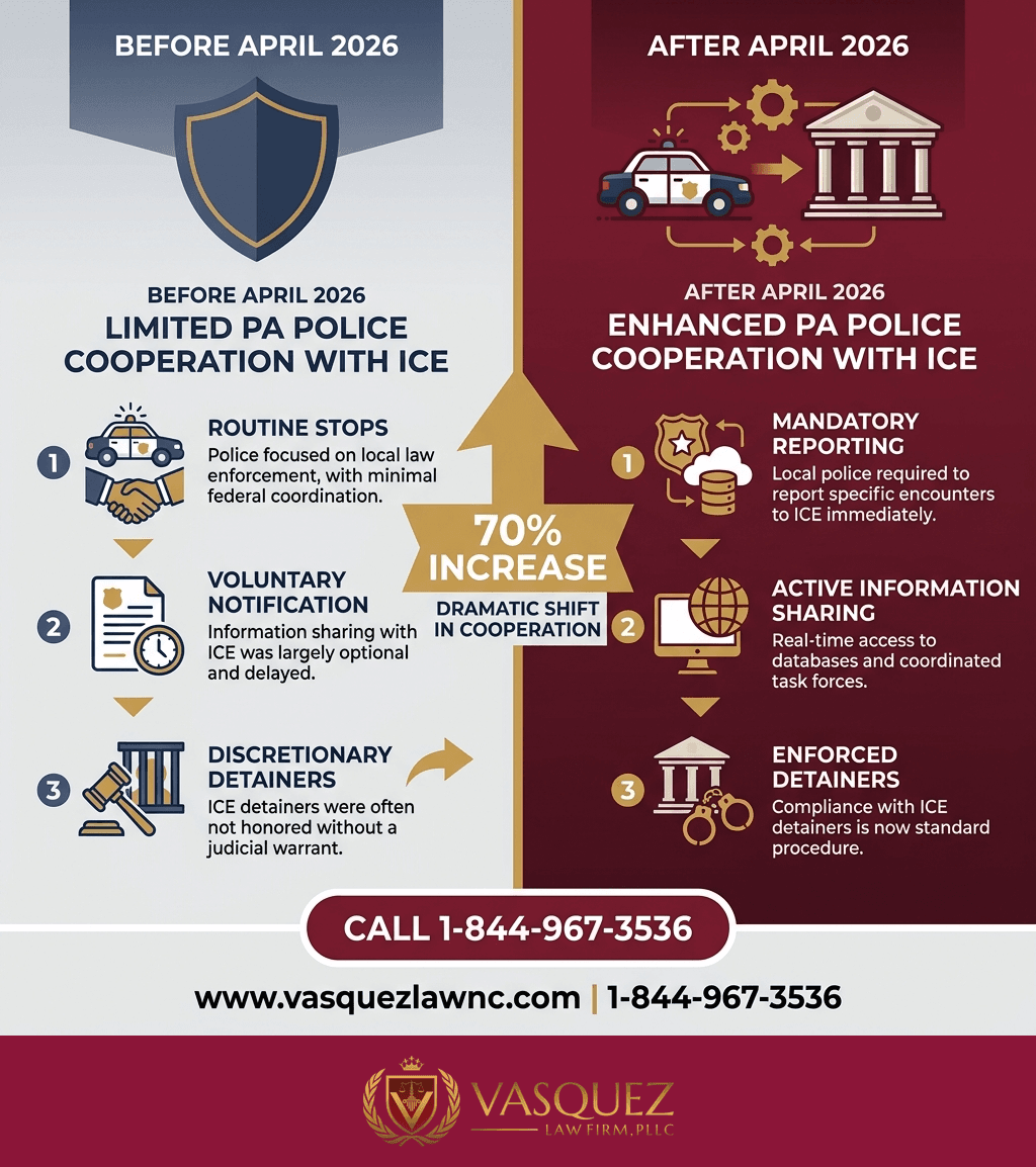 Estadísticas Clave y Datos para Cooperación entre la Policía de Pensilvania y ICE: Impacto para Inmigrantes en 2026