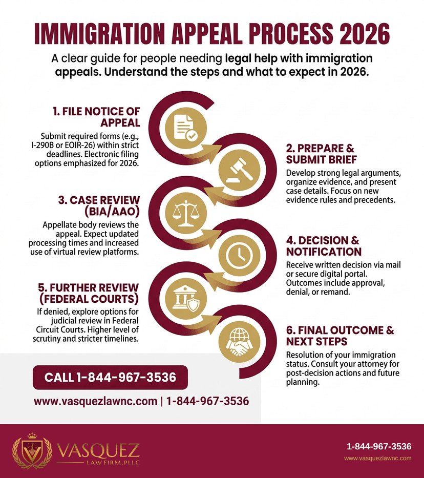 Key Statistics and Data for How Immigration Appeal Lawyer Help Works in Raleigh in 2026