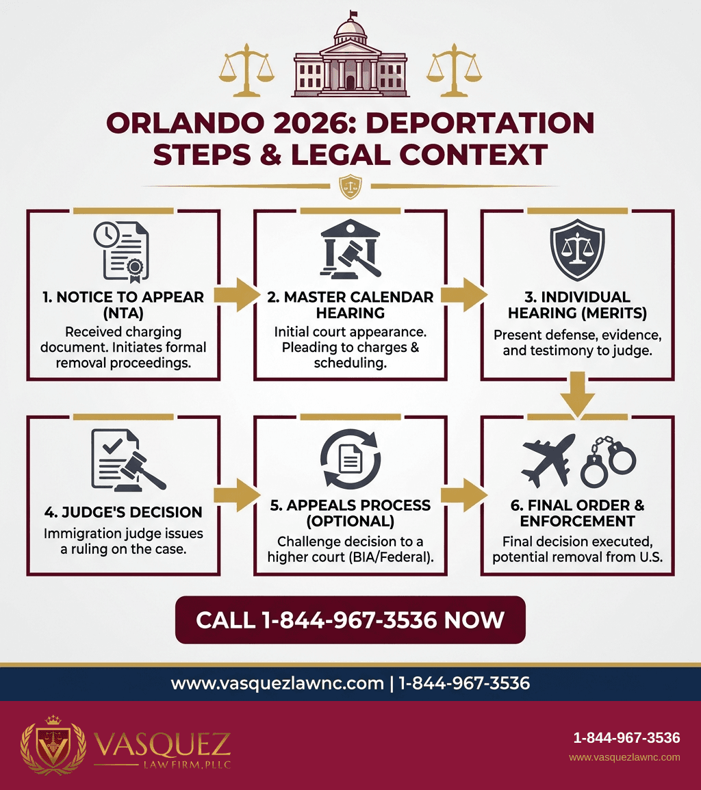 Estadísticas Clave y Datos para ¿Qué Ocurre Durante un Proceso de Deportación en Orlando en 2026?