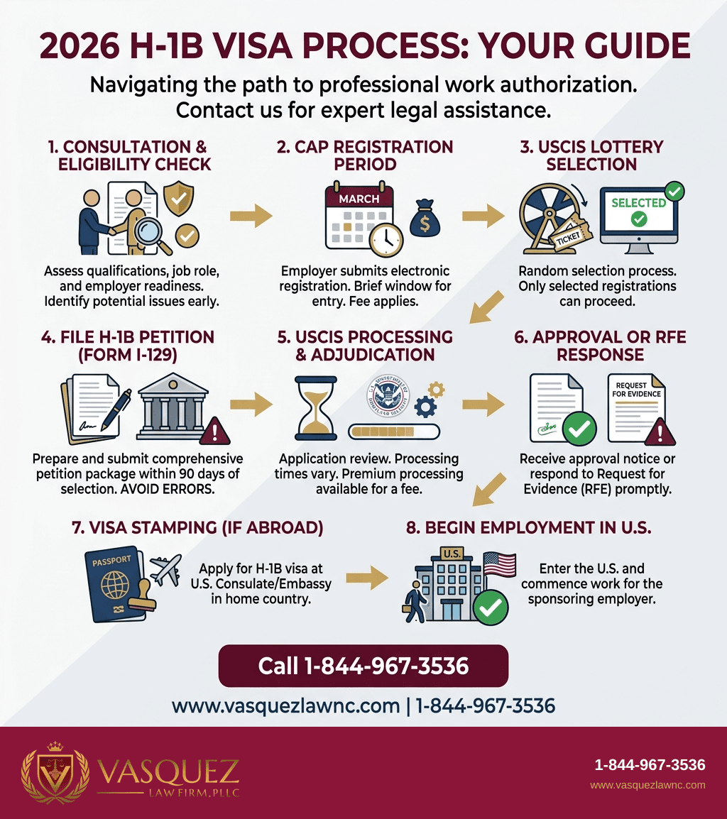 Infografía 1 para Todo lo que Debes Saber sobre la Visa H-1B en 2026: Actualización junio 2026