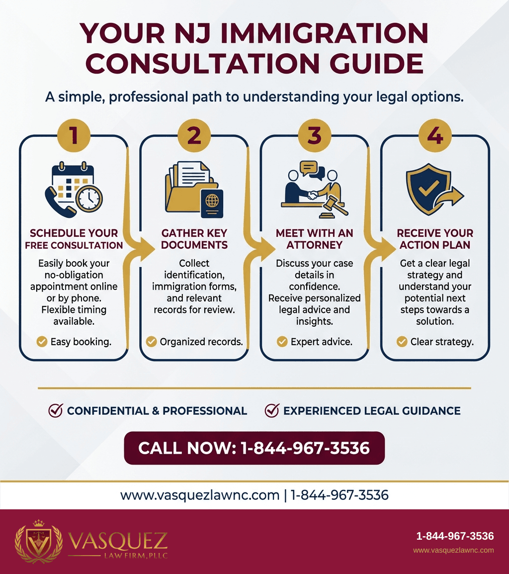 Visual Guide 1 for Immigration Lawyer NJ Free Consultation: How It Works in 2026