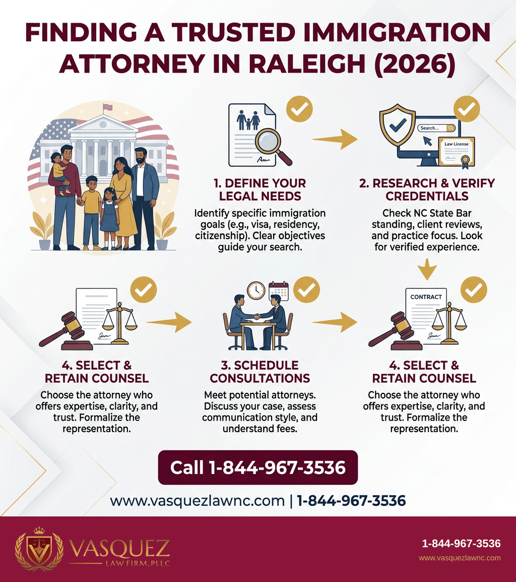 Estadísticas Clave y Datos para Encuentra el Mejor Abogado de Inmigración en Raleigh en 2026