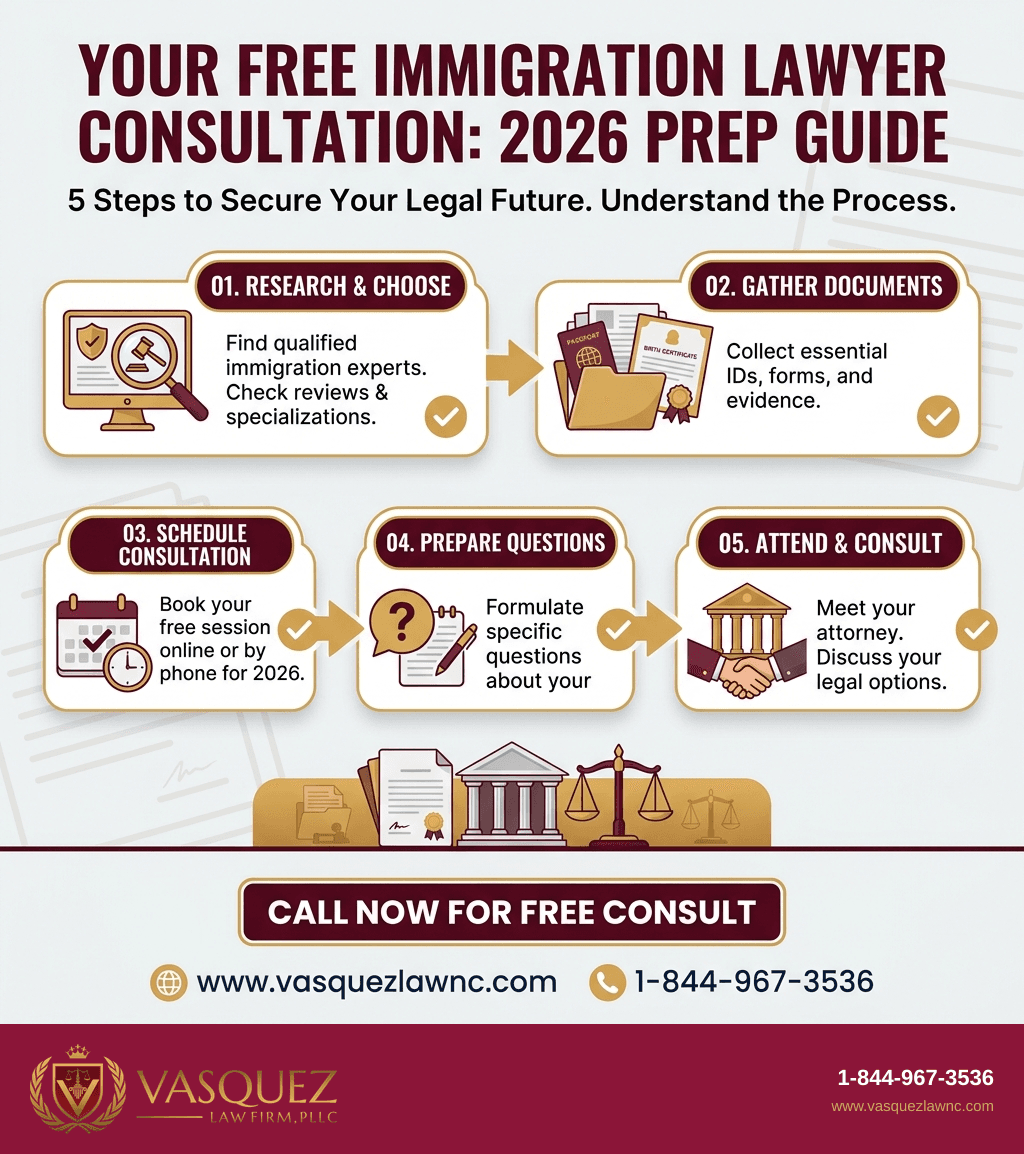 Visual Guide 1 for Immigration Lawyer Free Consultation: How to Start in 2026