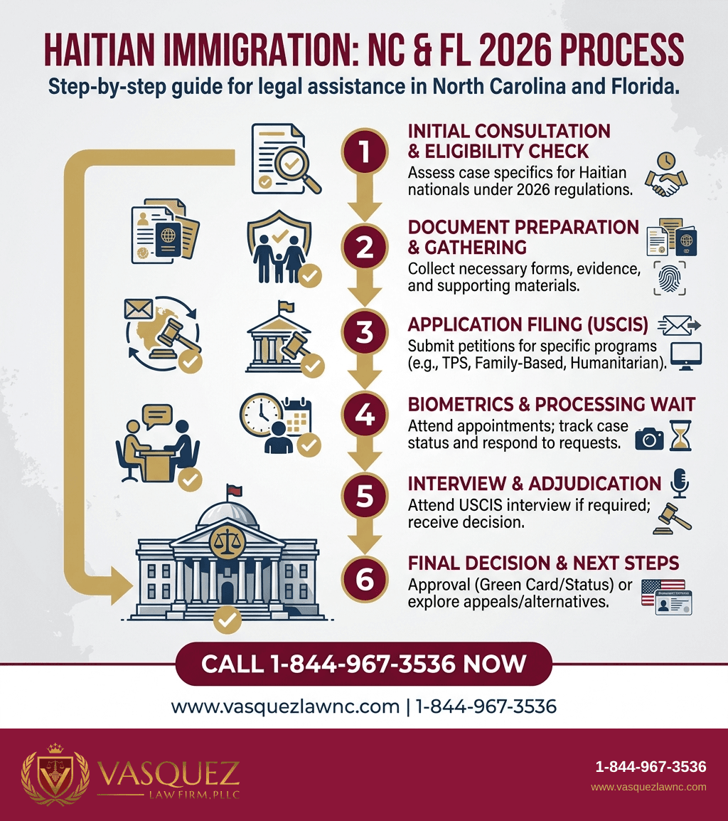 Estadísticas Clave y Datos para Cómo Funciona la Inmigración Haitiana en Carolina del Norte y Florida en 2026