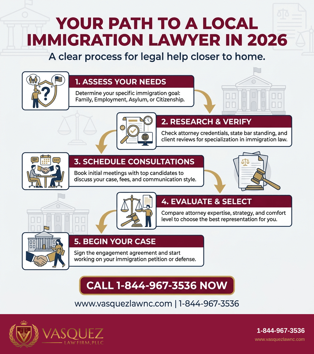 Infografía 1 para Abogado de Inmigración Cerca de Mí: Cómo Encontrar Ayuda en 2026