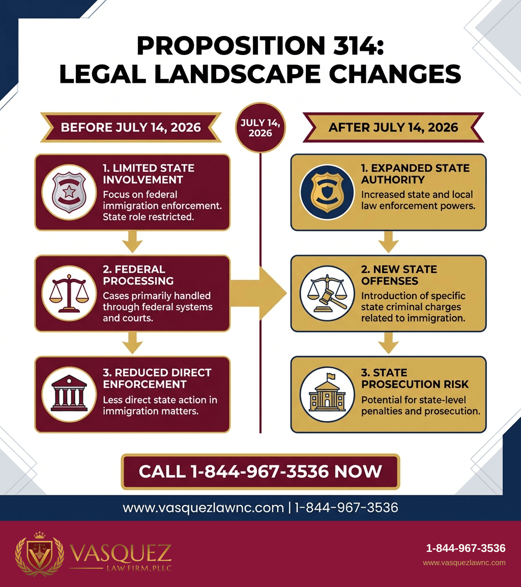 Infografía 1 para Nuevo Modelo de Deportación en Arizona y su Impacto para Inmigrantes en Carolina del Norte y Florida en 2026