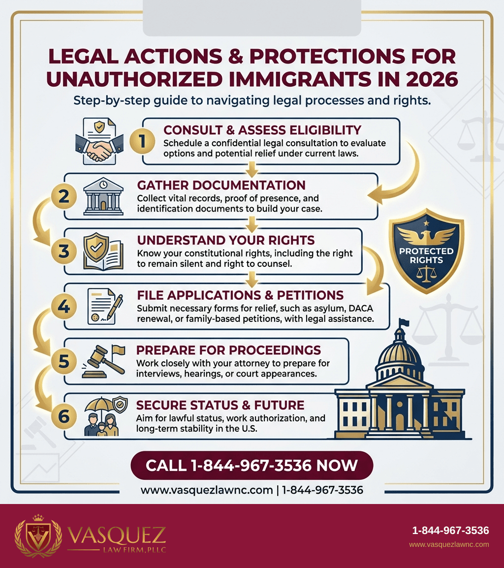 Infografía 1 para Unauthorized Immigration: What You Should Know in 2026 (Español)