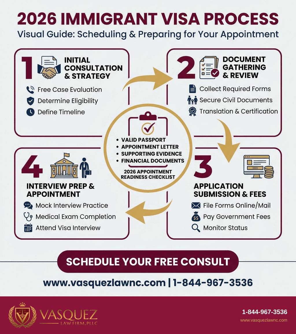 Visual Guide 1 for Immigrant Visa Appointments: How to Schedule and Prepare in 2026
