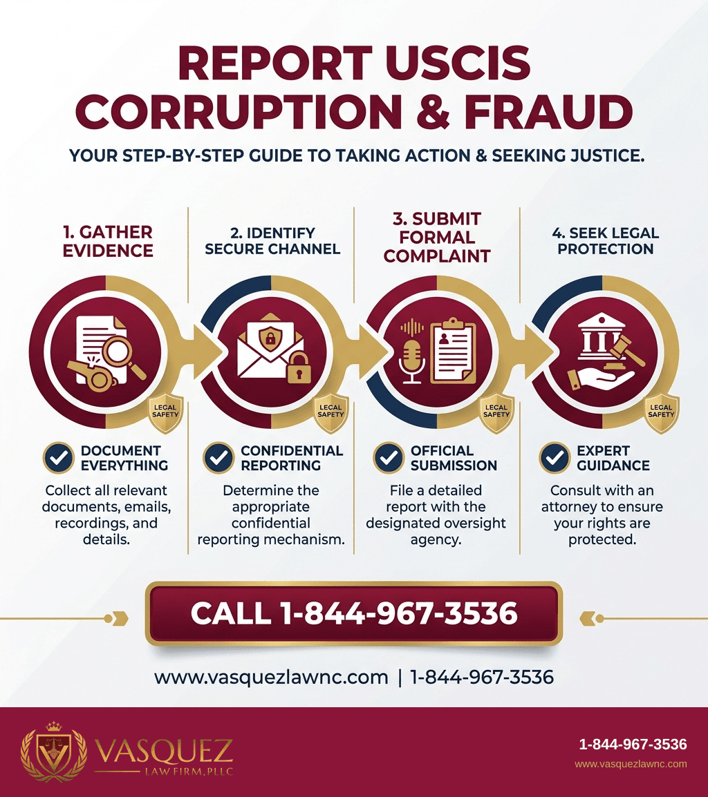 Infografía 1 para Corrupción en USCIS: Qué Debe Saber en 2026