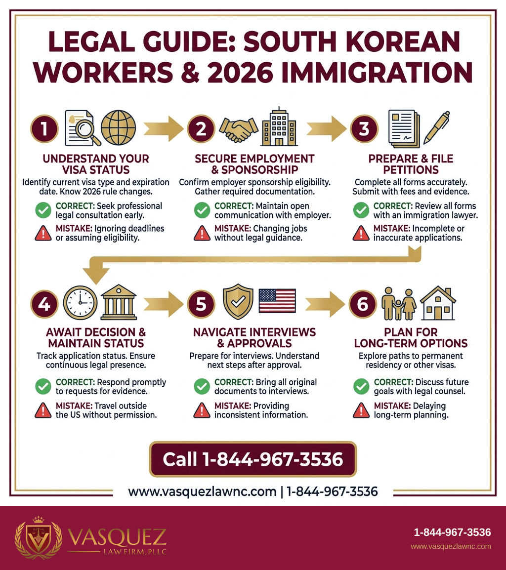 Visual Guide 1 for South Korean Workers in the U.S.: What You Must Know in 2026