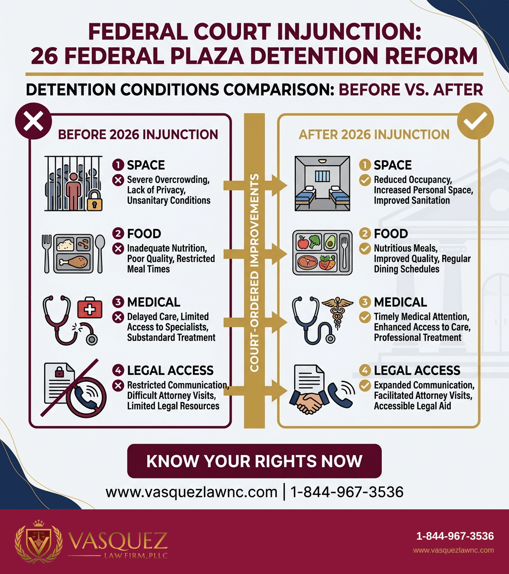 Key Statistics and Data for 26 Federal Plaza ICE Detention Order in 2026 Explained