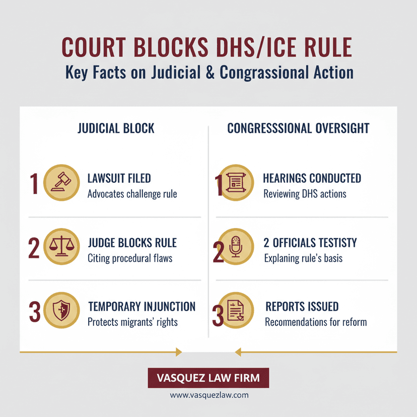 Process Timeline for How a Judge Blocked the DHS ICE Rule and What It Means for Congress Oversight