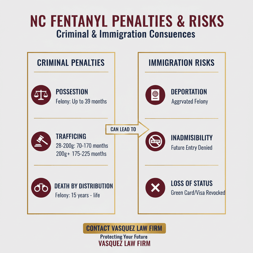 Process Timeline for What You Need to Know About Fentanyl Possession Charges in North Carolina
