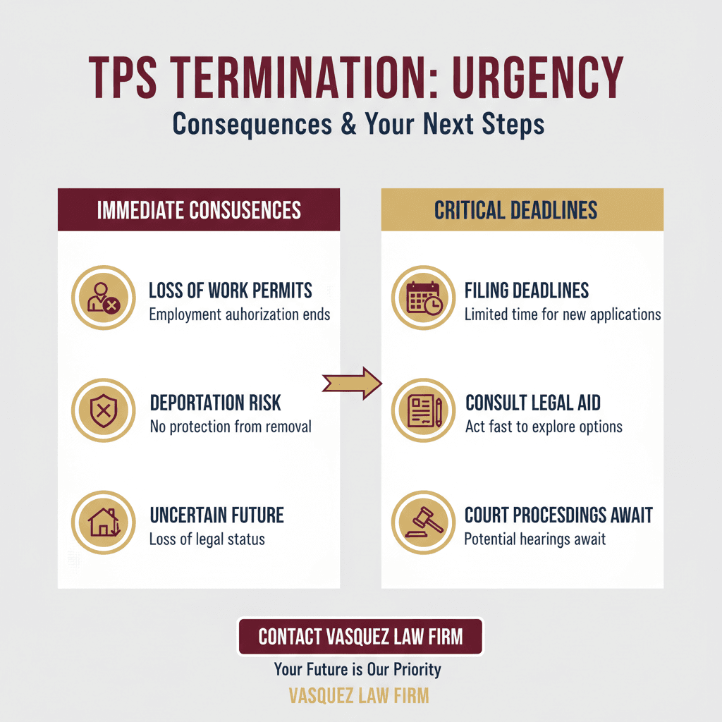 Línea de Tiempo del Proceso para Qué Significa la Terminación del TPS para Etiopía en Febrero 2026 para Usted