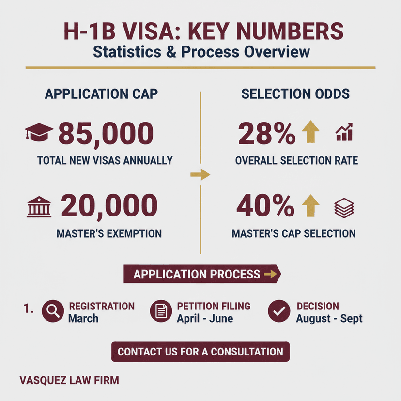 Process Timeline for A Complete Guide to H-1B Visa Requirements and Process in 2026