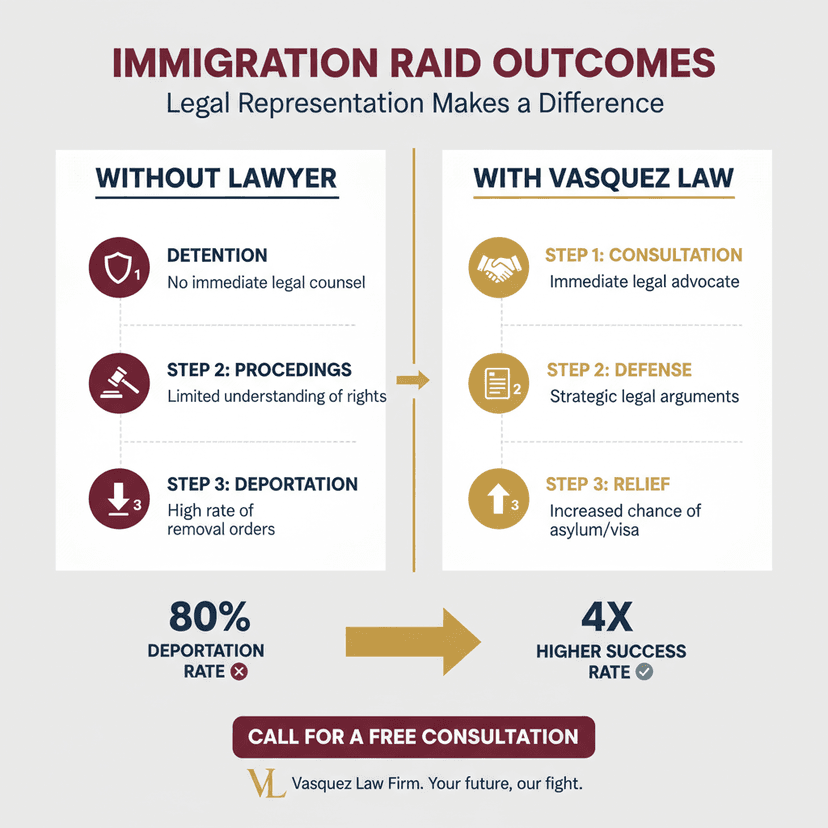 Process Timeline for Know Your Rights During an Immigration Raid in 2026