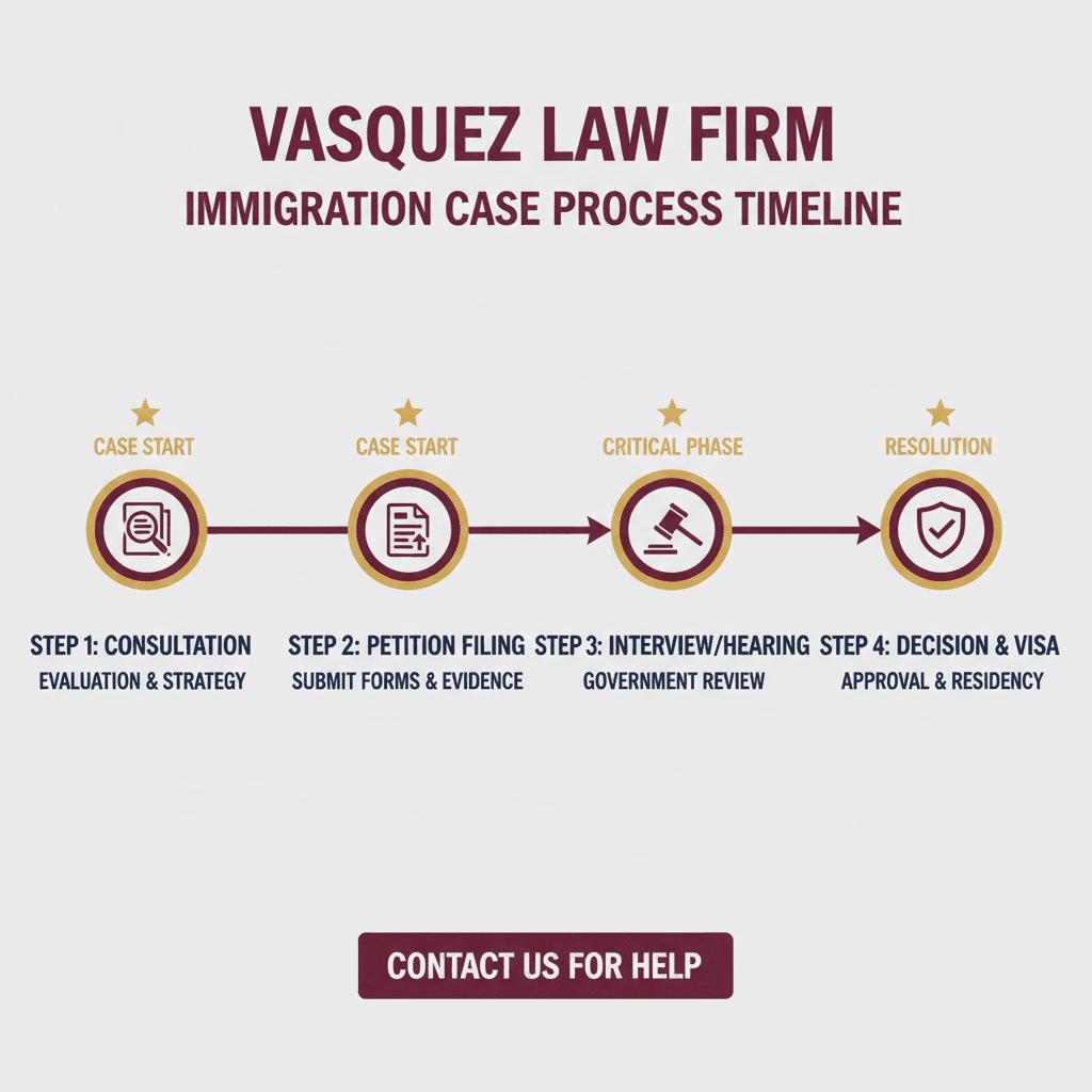 Línea de Tiempo del Proceso para Qué Significa Cuando Su Caso de Deportación Es Terminado en 2026