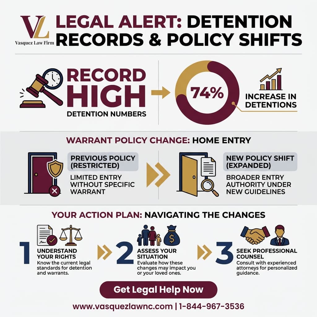 Línea de Tiempo del Proceso para Lo que Necesita Saber Sobre las Órdenes de Detención del DHS en 2026