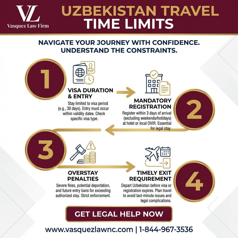 Process Timeline for What You Need to Know About Uzbekistan Visa Restrictions in 2026