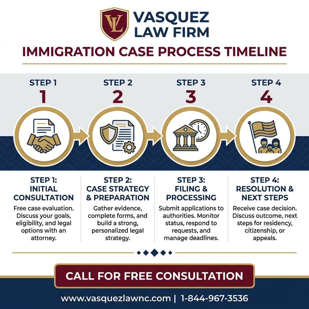 Línea de Tiempo del Proceso para Sus Derechos Bajo la Ley de Inmigración de Arizona en 2026