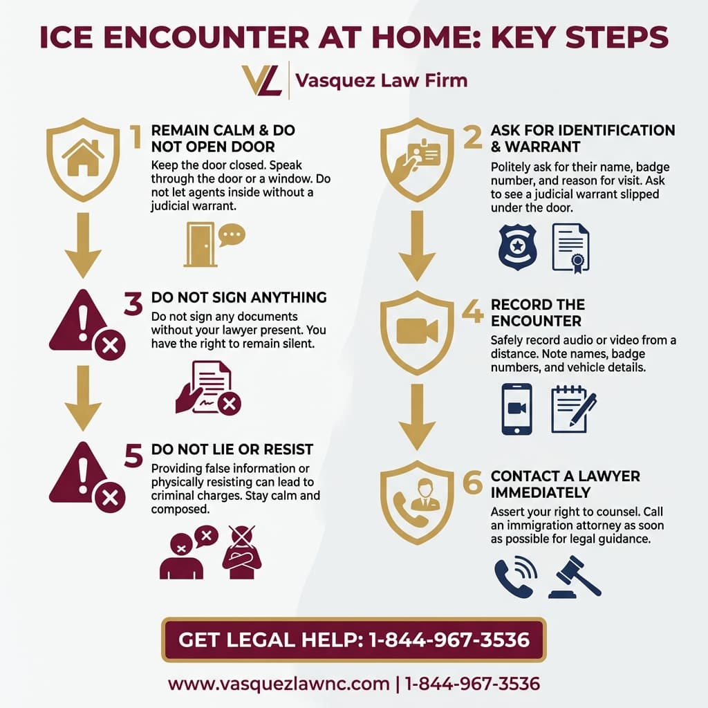 Línea de Tiempo del Proceso para Conozca Sus Derechos Durante Operativos de ICE en Nueva Jersey en 2026