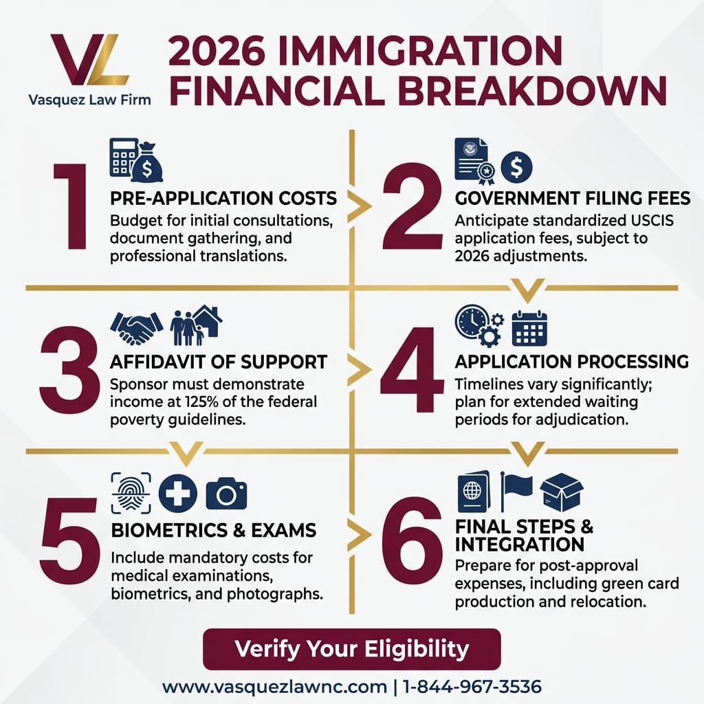 Línea de Tiempo del Proceso para Cómo los Cambios en el Salario Mínimo Afectan a los Inmigrantes en 2026