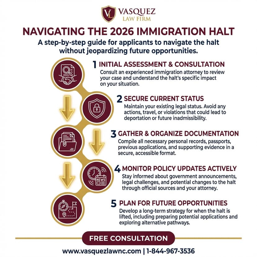 Process Timeline for What the U.S. Immigration Halt Means for You in 2026